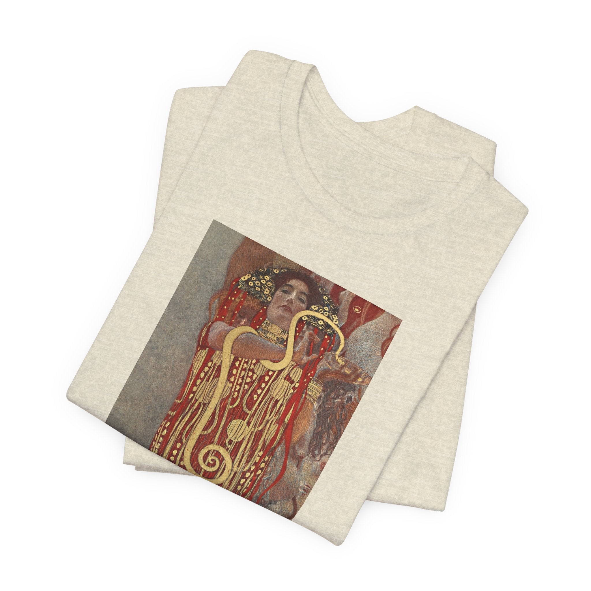 Masters of Art Gustav Klimt's Hygieia Unisex Jersey Short Sleeve T-Shirt - POPvault