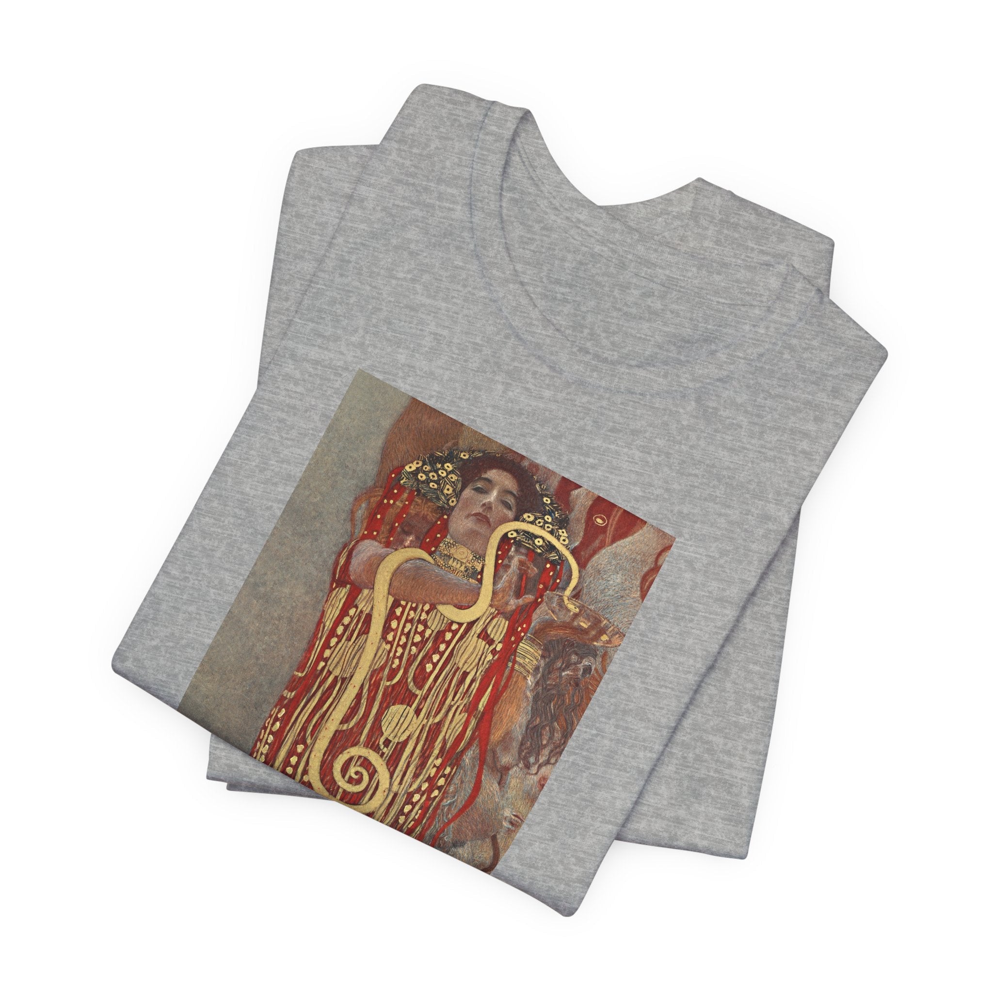 Masters of Art Gustav Klimt's Hygieia Unisex Jersey Short Sleeve T-Shirt - POPvault