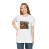 Masters of Art Henri de Toulouse–Lautrec At the Moulin Rouge Unisex Jersey Short Sleeve T-Shirt - POPvault