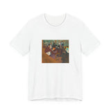 Masters of Art Henri de Toulouse–Lautrec At the Moulin Rouge Unisex Jersey Short Sleeve T-Shirt - POPvault