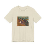 Masters of Art Henri de Toulouse–Lautrec At the Moulin Rouge Unisex Jersey Short Sleeve T-Shirt - POPvault