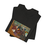 Masters of Art Henri de Toulouse–Lautrec At the Moulin Rouge Unisex Jersey Short Sleeve T-Shirt - POPvault