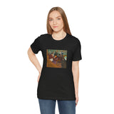 Masters of Art Henri de Toulouse–Lautrec At the Moulin Rouge Unisex Jersey Short Sleeve T-Shirt - POPvault