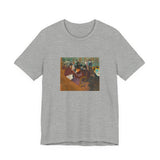 Masters of Art Henri de Toulouse–Lautrec At the Moulin Rouge Unisex Jersey Short Sleeve T-Shirt - POPvault