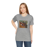 Masters of Art Henri de Toulouse–Lautrec At the Moulin Rouge Unisex Jersey Short Sleeve T-Shirt - POPvault