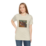 Masters of Art Henri de Toulouse–Lautrec At the Moulin Rouge Unisex Jersey Short Sleeve T-Shirt - POPvault