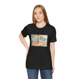 Masters of Art Henri - Edmond Cross Pines on the Coastline Unisex Jersey Short Sleeve T-Shirt - POPvault