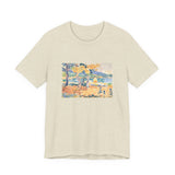Masters of Art Henri - Edmond Cross Pines on the Coastline Unisex Jersey Short Sleeve T-Shirt - POPvault