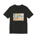 Masters of Art Henri - Edmond Cross Pines on the Coastline Unisex Jersey Short Sleeve T-Shirt - POPvault