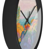 Masters of Art Henri - Edmond Cross Two Women by the Shore, Mediterranean Premium Wall Clock - POPvault