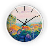 Masters of Art Henri - Edmond Cross Two Women by the Shore, Mediterranean Premium Wall Clock - POPvault