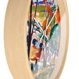 Masters of Art Henry Lyman Sayen Landscape, Bridge, Huntingdon Valley Premium Wall Clock - POPvault