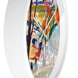 Masters of Art Henry Lyman Sayen Landscape, Bridge, Huntingdon Valley Premium Wall Clock - POPvault