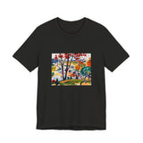 Masters of Art Henry Lyman Sayen Landscape, Bridge, Huntingdon Valley Unisex Jersey Short Sleeve T-Shirt - POPvault