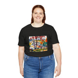 Masters of Art Henry Lyman Sayen Landscape, Bridge, Huntingdon Valley Unisex Jersey Short Sleeve T-Shirt - POPvault