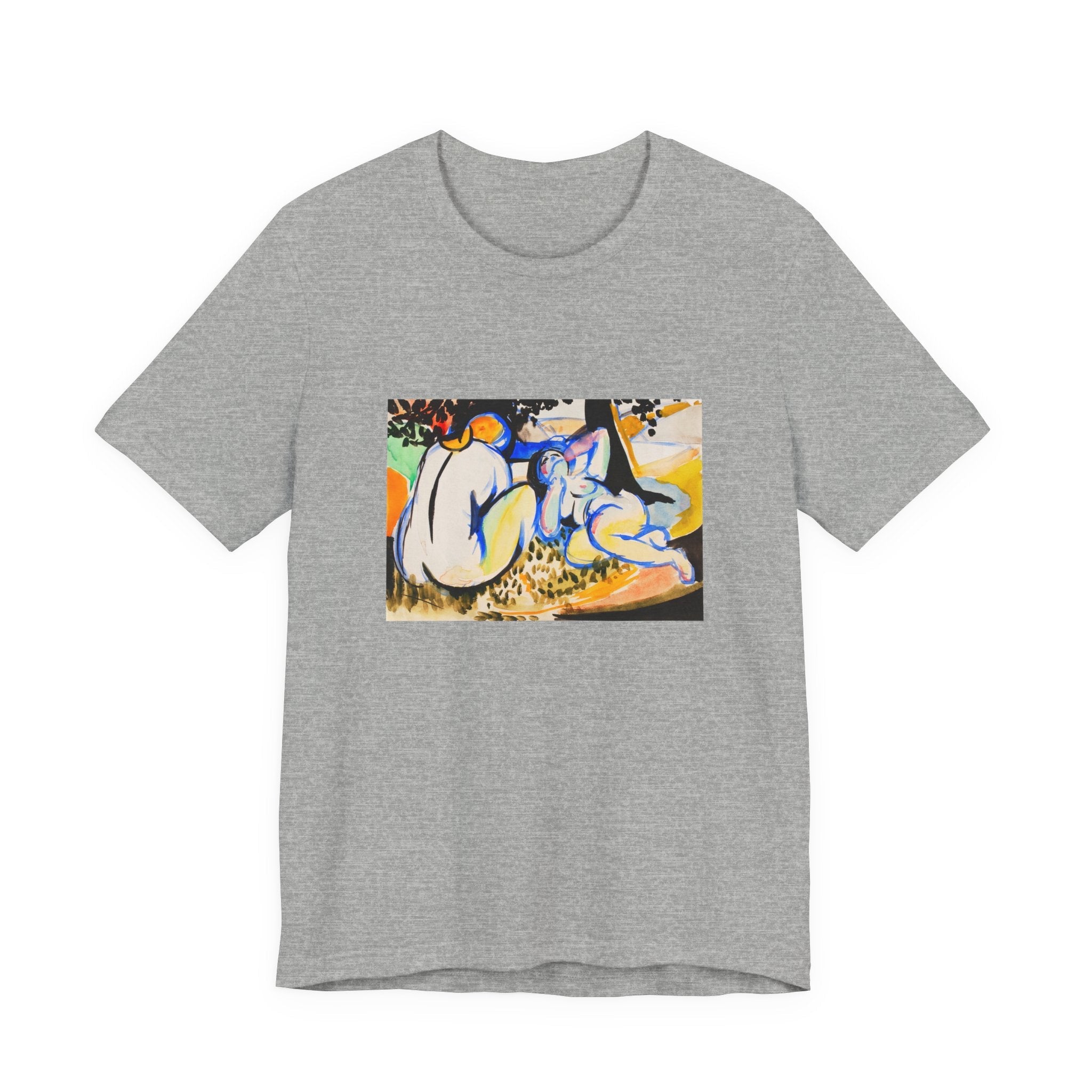 Masters of Art Henry Lyman Sayen Nudes Unisex Jersey Short Sleeve T-Shirt - POPvault