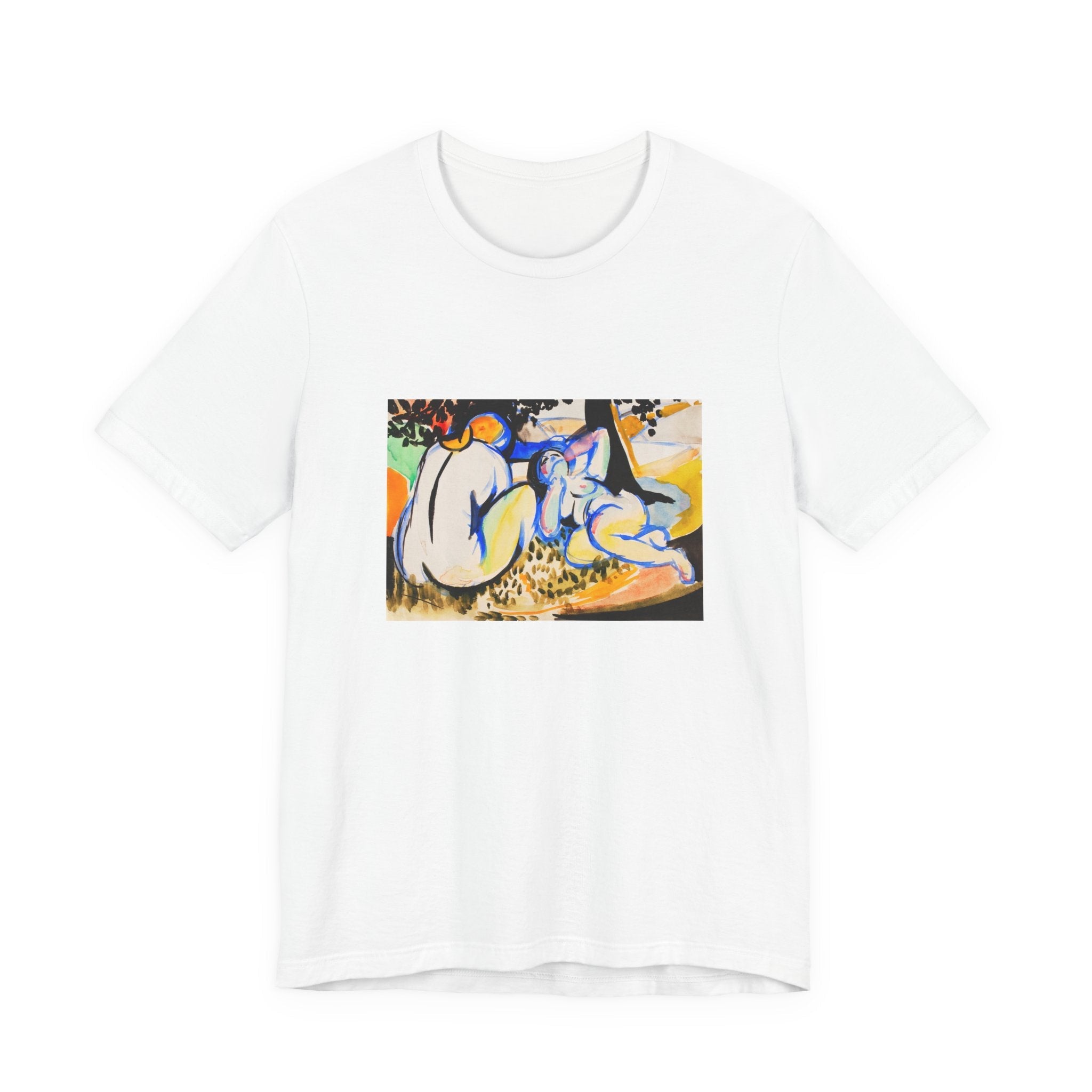 Masters of Art Henry Lyman Sayen Nudes Unisex Jersey Short Sleeve T-Shirt - POPvault