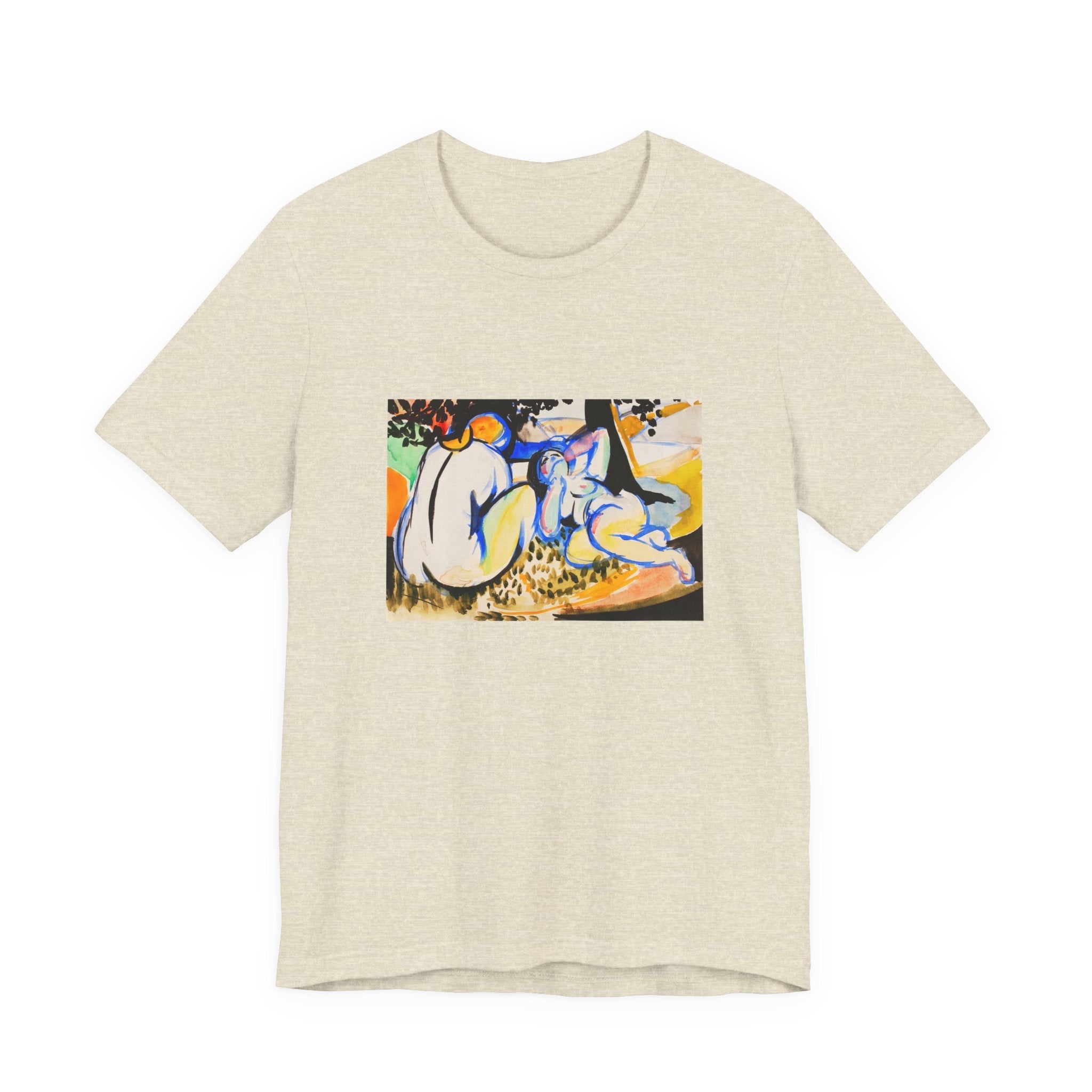 Masters of Art Henry Lyman Sayen Nudes Unisex Jersey Short Sleeve T-Shirt - POPvault
