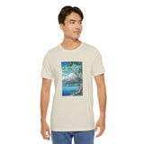 Masters of Art Hiroaki Takahashi Mount Fuji from Lake Yamanaka Unisex Jersey Short Sleeve T-Shirt - POPvault