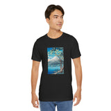 Masters of Art Hiroaki Takahashi Mount Fuji from Lake Yamanaka Unisex Jersey Short Sleeve T-Shirt - POPvault