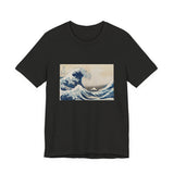 Masters of Art Hokusai's Under the Wave off Kanagawa Unisex Jersey Short Sleeve T-Shirt - POPvault