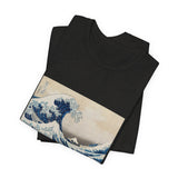 Masters of Art Hokusai's Under the Wave off Kanagawa Unisex Jersey Short Sleeve T-Shirt - POPvault