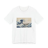 Masters of Art Hokusai's Under the Wave off Kanagawa Unisex Jersey Short Sleeve T-Shirt - POPvault