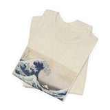 Masters of Art Hokusai's Under the Wave off Kanagawa Unisex Jersey Short Sleeve T-Shirt - POPvault