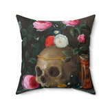 Masters of Art Jan van Kessel Vanitas Still Life Square Indoor Accent Pillow - POPvault