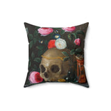 Masters of Art Jan van Kessel Vanitas Still Life Square Indoor Accent Pillow - POPvault