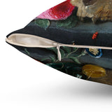 Masters of Art Jan van Kessel Vanitas Still Life Square Indoor Accent Pillow - POPvault