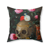 Masters of Art Jan van Kessel Vanitas Still Life Square Indoor Accent Pillow - POPvault