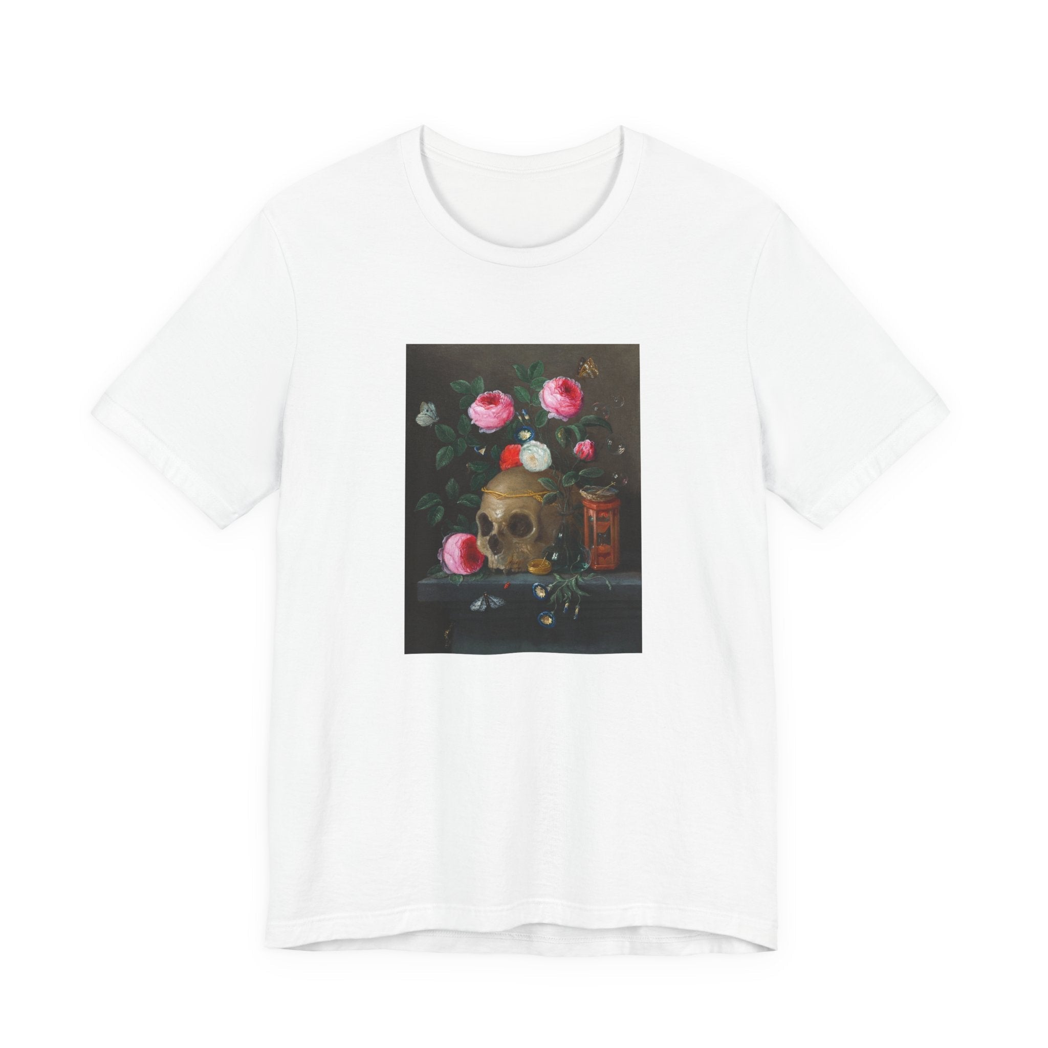 Masters of Art Jan van Kessel Vanitas Still Life Unisex Jersey Short Sleeve T-Shirt - POPvault