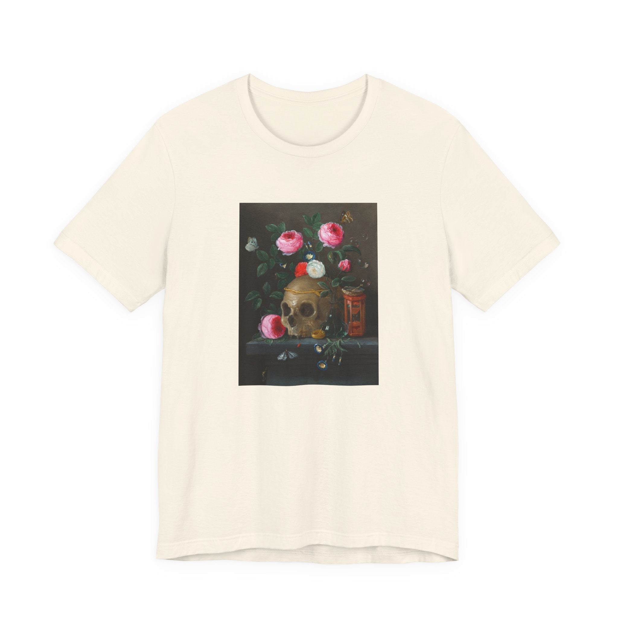 Masters of Art Jan van Kessel Vanitas Still Life Unisex Jersey Short Sleeve T-Shirt - POPvault