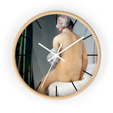 Masters of Art Jean Auguste Dominique Ingres The Valpinçon Bather Premium Wall Clock - POPvault
