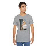 Masters of Art Jean Auguste Dominique Ingres's The Valpinçon Bather Unisex Jersey Short Sleeve T-Shirt - POPvault