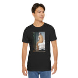 Masters of Art Jean Auguste Dominique Ingres's The Valpinçon Bather Unisex Jersey Short Sleeve T-Shirt - POPvault