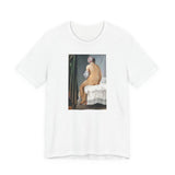 Masters of Art Jean Auguste Dominique Ingres's The Valpinçon Bather Unisex Jersey Short Sleeve T-Shirt - POPvault