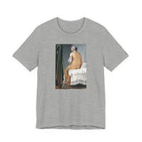 Masters of Art Jean Auguste Dominique Ingres's The Valpinçon Bather Unisex Jersey Short Sleeve T-Shirt - POPvault