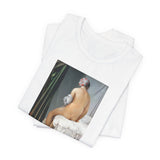 Masters of Art Jean Auguste Dominique Ingres's The Valpinçon Bather Unisex Jersey Short Sleeve T-Shirt - POPvault