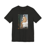 Masters of Art Jean Auguste Dominique Ingres's The Valpinçon Bather Unisex Jersey Short Sleeve T-Shirt - POPvault