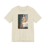 Masters of Art Jean Auguste Dominique Ingres's The Valpinçon Bather Unisex Jersey Short Sleeve T-Shirt - POPvault