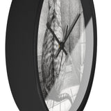 Masters of Art Jean Bernard Sitting Cat, From Behind Premium Wall Clock - POPvault
