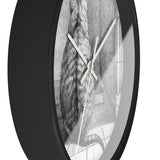 Masters of Art Jean Bernard Sitting Cat, From Behind Premium Wall Clock - POPvault