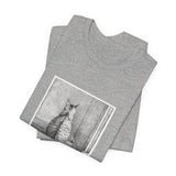 Masters of Art Jean Bernard Sitting Cat, From Behind Unisex Jersey Short Sleeve T-Shirt - POPvault