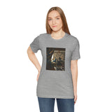 Masters of Art Johannes Vermeer’s The Allegory of Painting Unisex Jersey Short Sleeve T-Shirt - POPvault