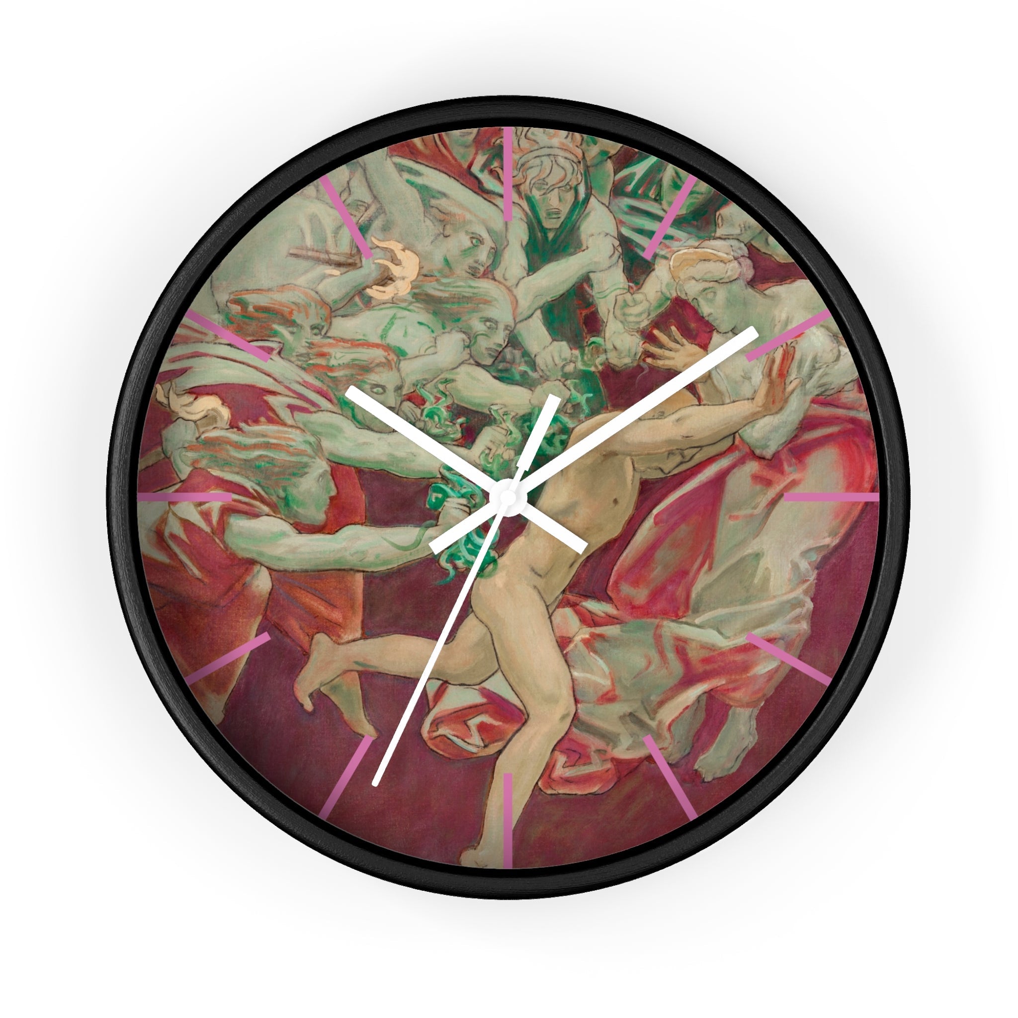 Masters of Art John Singer Sargent Orestes and the Furies Premium Wall Clock - POPvault