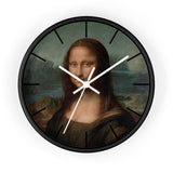 Masters of Art Leonardo da Vinci Mona Lisa del Giocondo Premium Wall Clock - POPvault