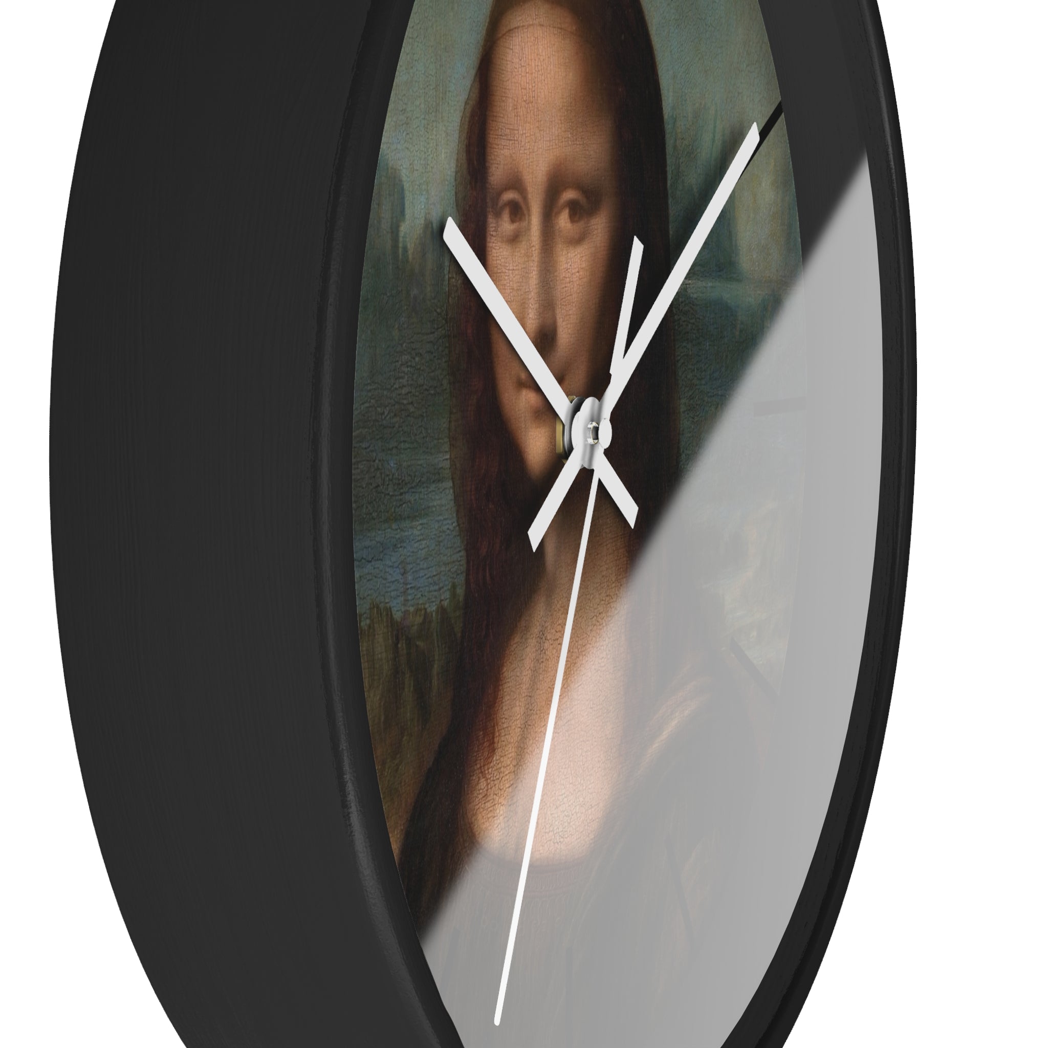 Masters of Art Leonardo da Vinci Mona Lisa del Giocondo Premium Wall Clock - POPvault