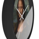 Masters of Art Leonardo da Vinci Mona Lisa del Giocondo Premium Wall Clock - POPvault